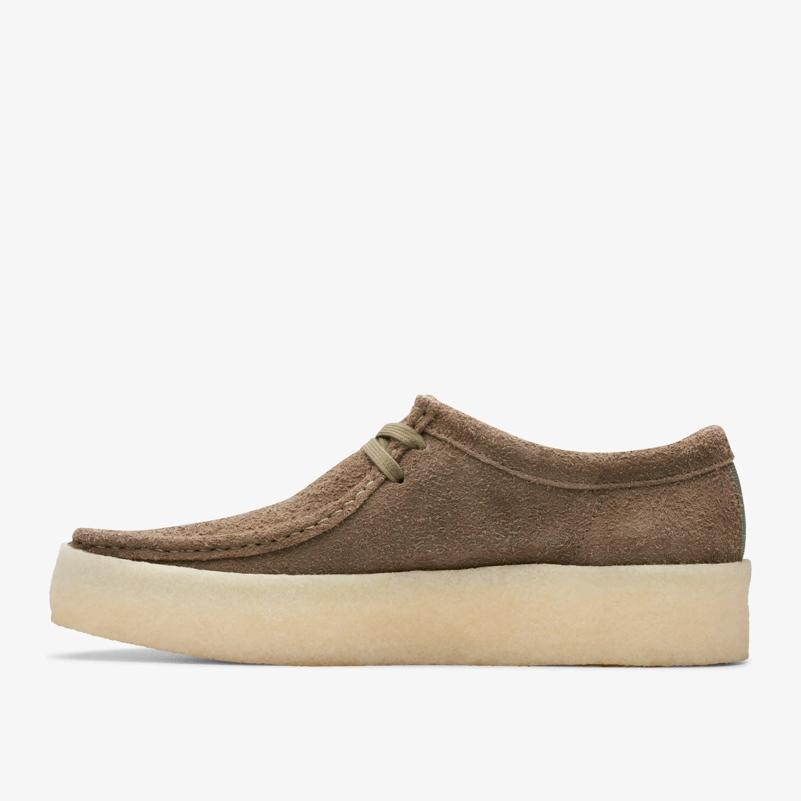 Clarks Wallabee Cup Pale Khaki Suede Outlet