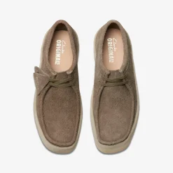 Clarks Wallabee Cup Pale Khaki Suede Outlet