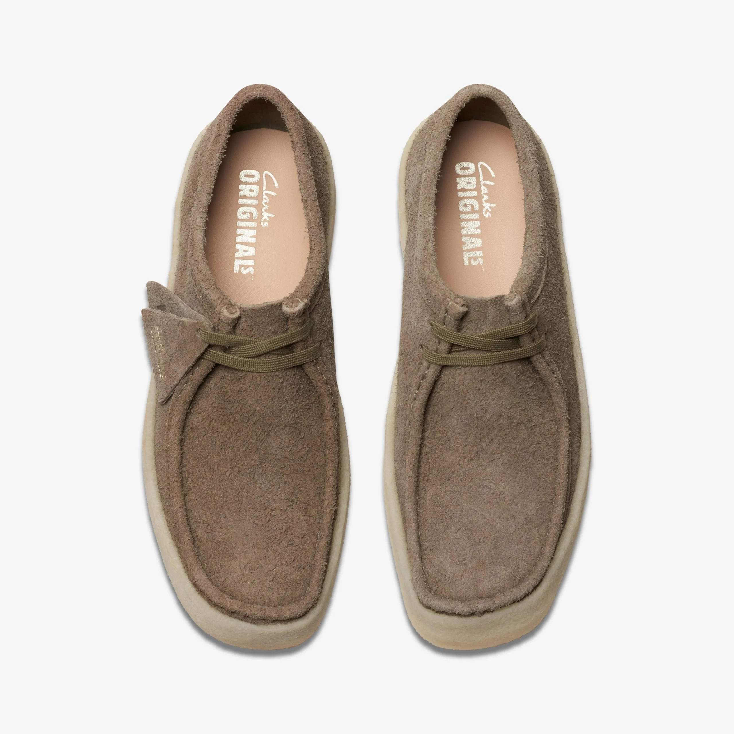 Clarks Wallabee Cup Pale Khaki Suede Outlet