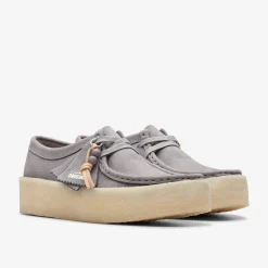 Clarks Wallabee Cup Steel Grey Nubuck Cheap