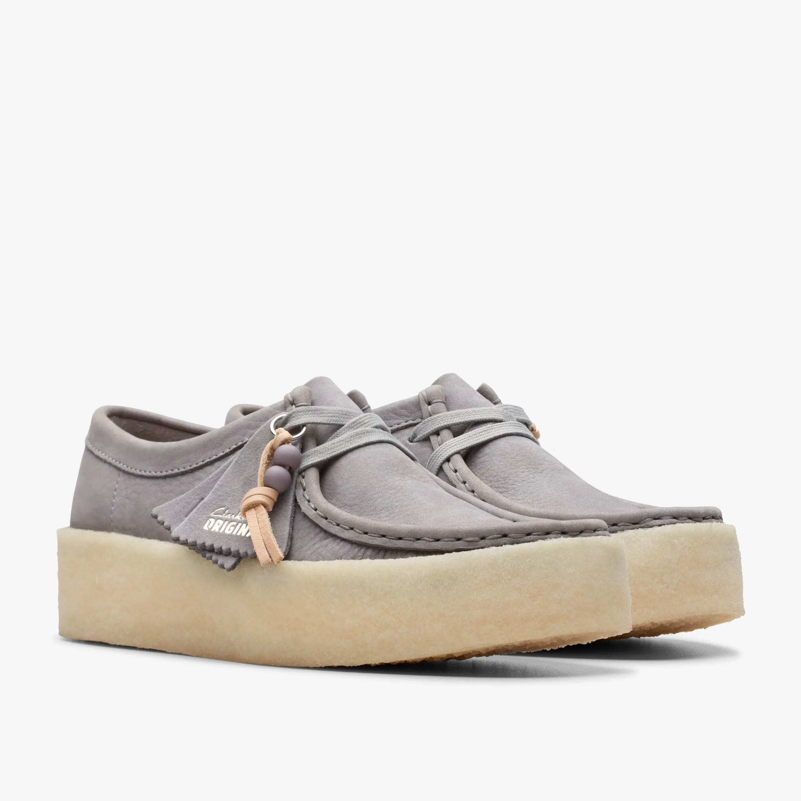 Clarks Wallabee Cup Steel Grey Nubuck Cheap