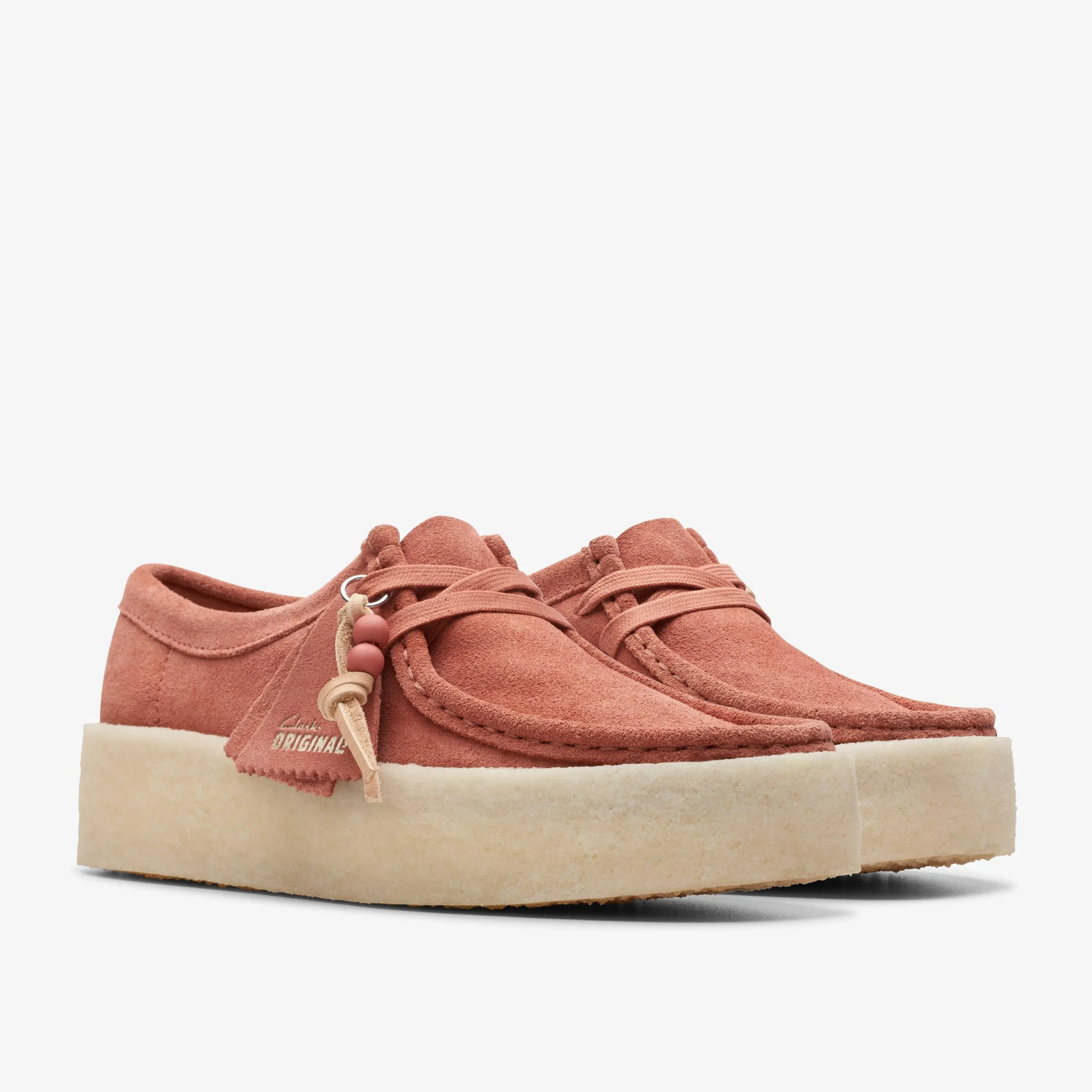 Clarks Wallabee Cup Terracotta Suede New