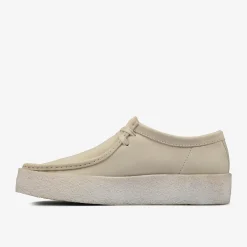 Clarks Wallabee Cup White Nubuck Sale