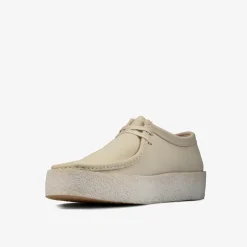 Clarks Wallabee Cup White Nubuck Sale