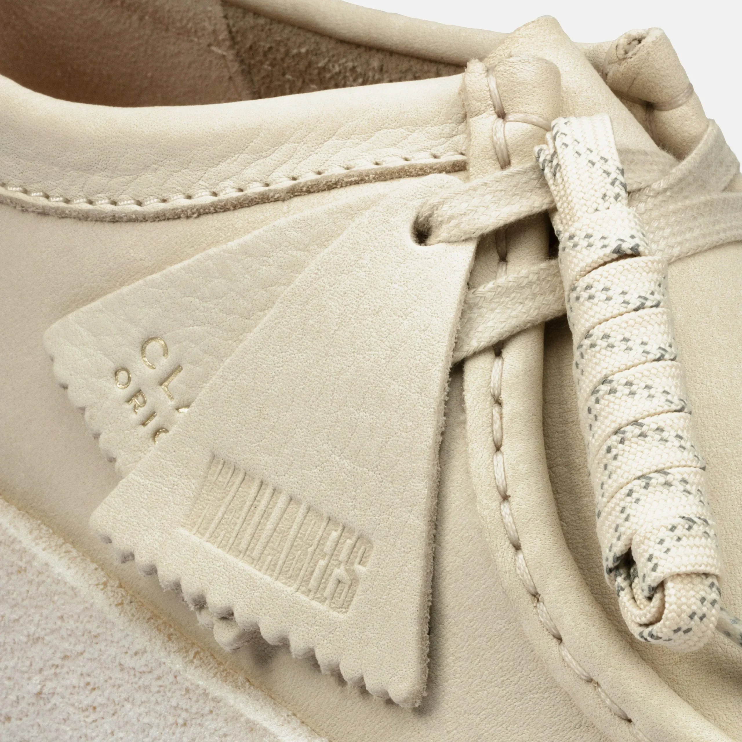 Clarks Wallabee Cup White Nubuck Sale