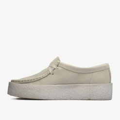 Clarks Wallabee Cup White Nubuck Fashion