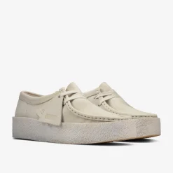 Clarks Wallabee Cup White Nubuck Fashion