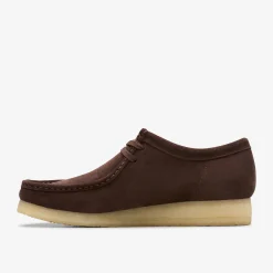 Clarks Wallabee Dark Brown Suede Store