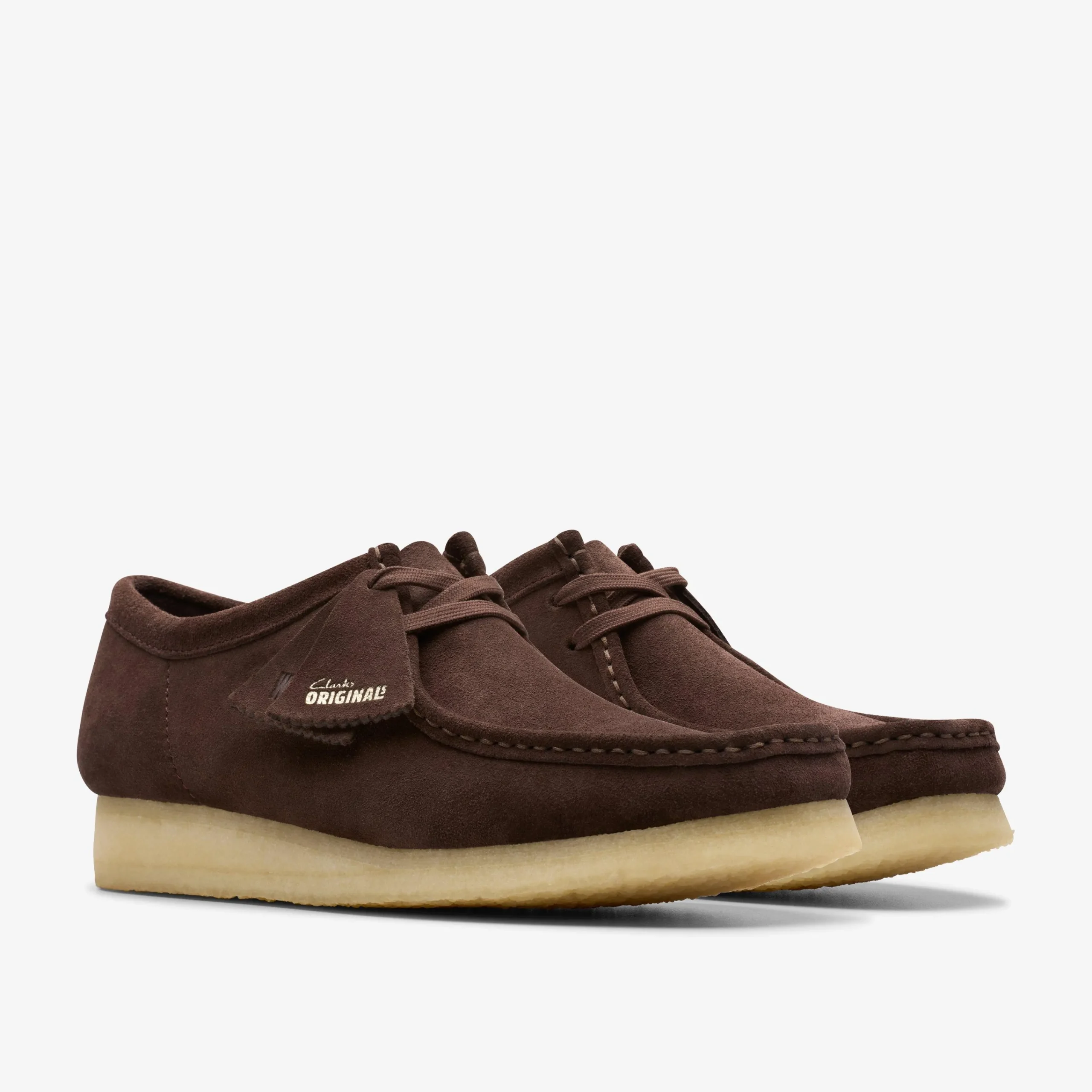Clarks Wallabee Dark Brown Suede Store