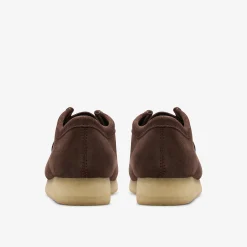 Clarks Wallabee Dark Brown Suede Store