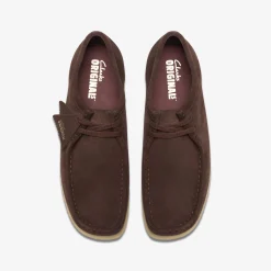 Clarks Wallabee Dark Brown Suede Store