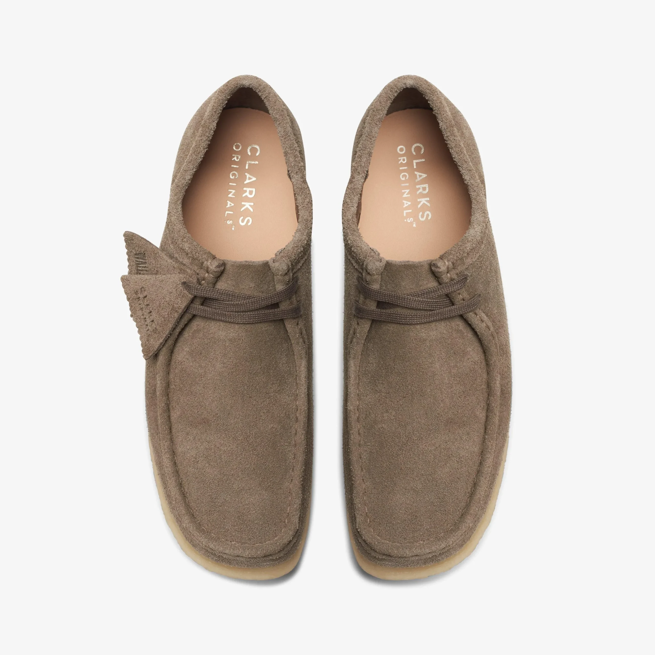 Clarks Wallabee Dark Grey Suede Fashion