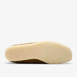 Clarks Wallabee Dark Olive Embroidery Fashion