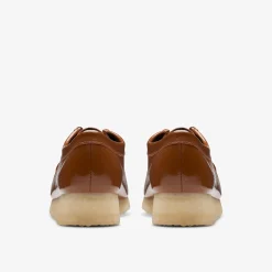 Clarks Wallabee Dusk Brown Patent Sale