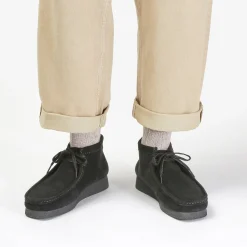 Clarks Wallabee EVO Boot Black Suede Cheap