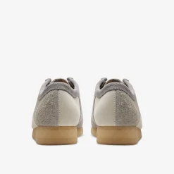 Clarks Wallabee Grey/Off White Cheap