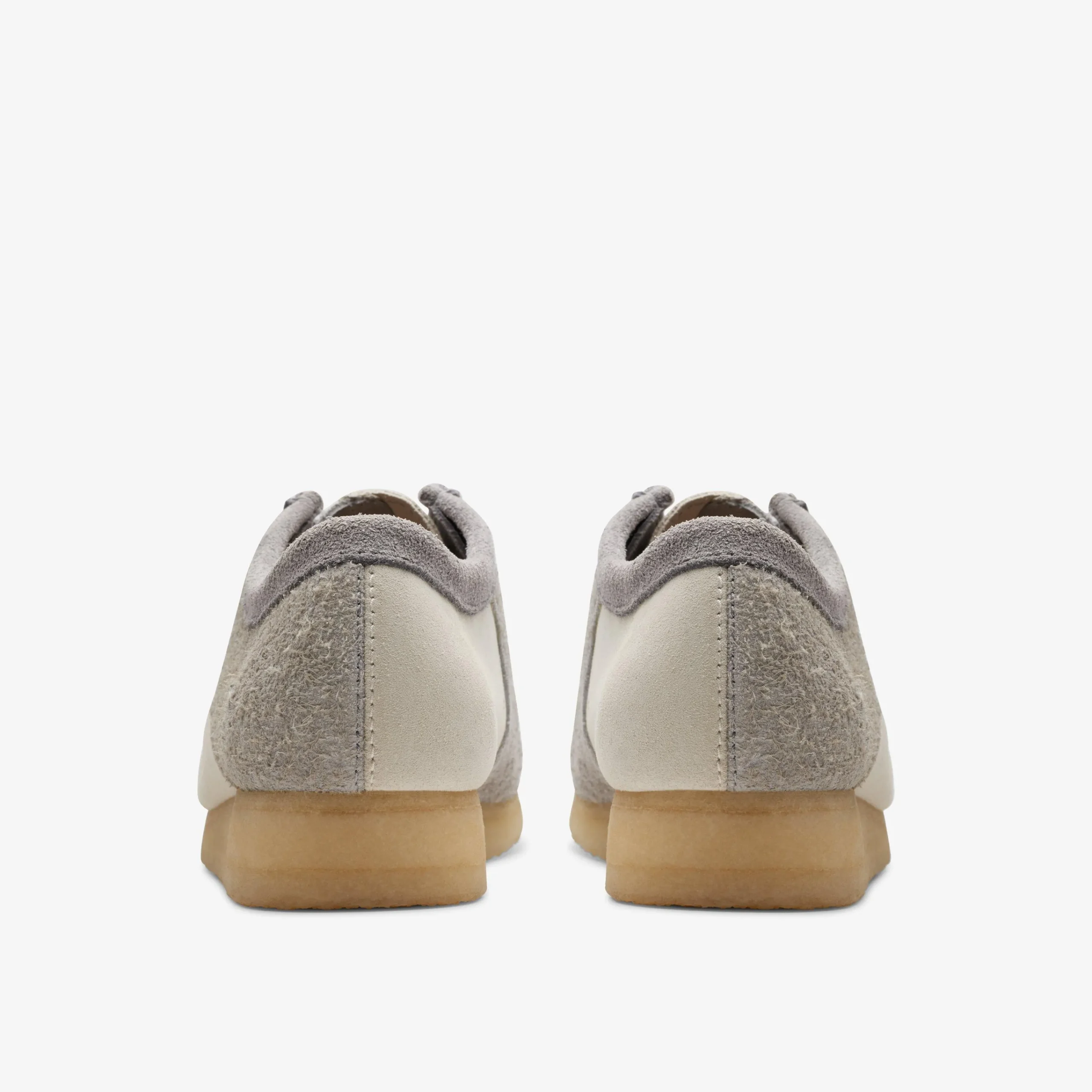 Clarks Wallabee Grey/Off White Cheap