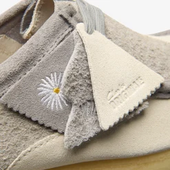 Clarks Wallabee Grey/Off White Cheap