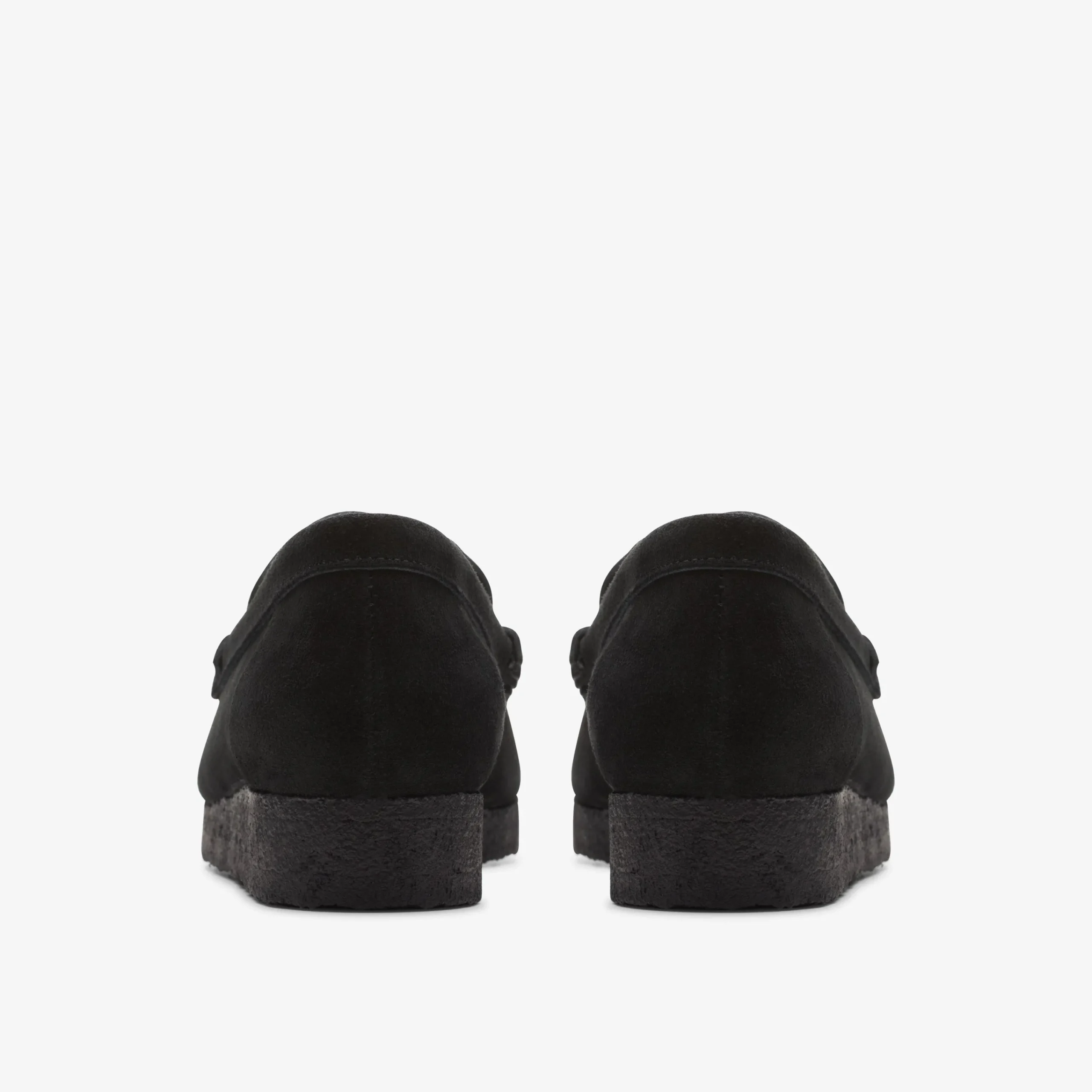 Clarks Wallabee Loafer Black Suede Discount
