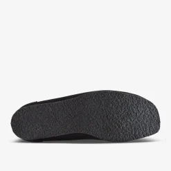 Clarks Wallabee Loafer Black Suede Flash Sale