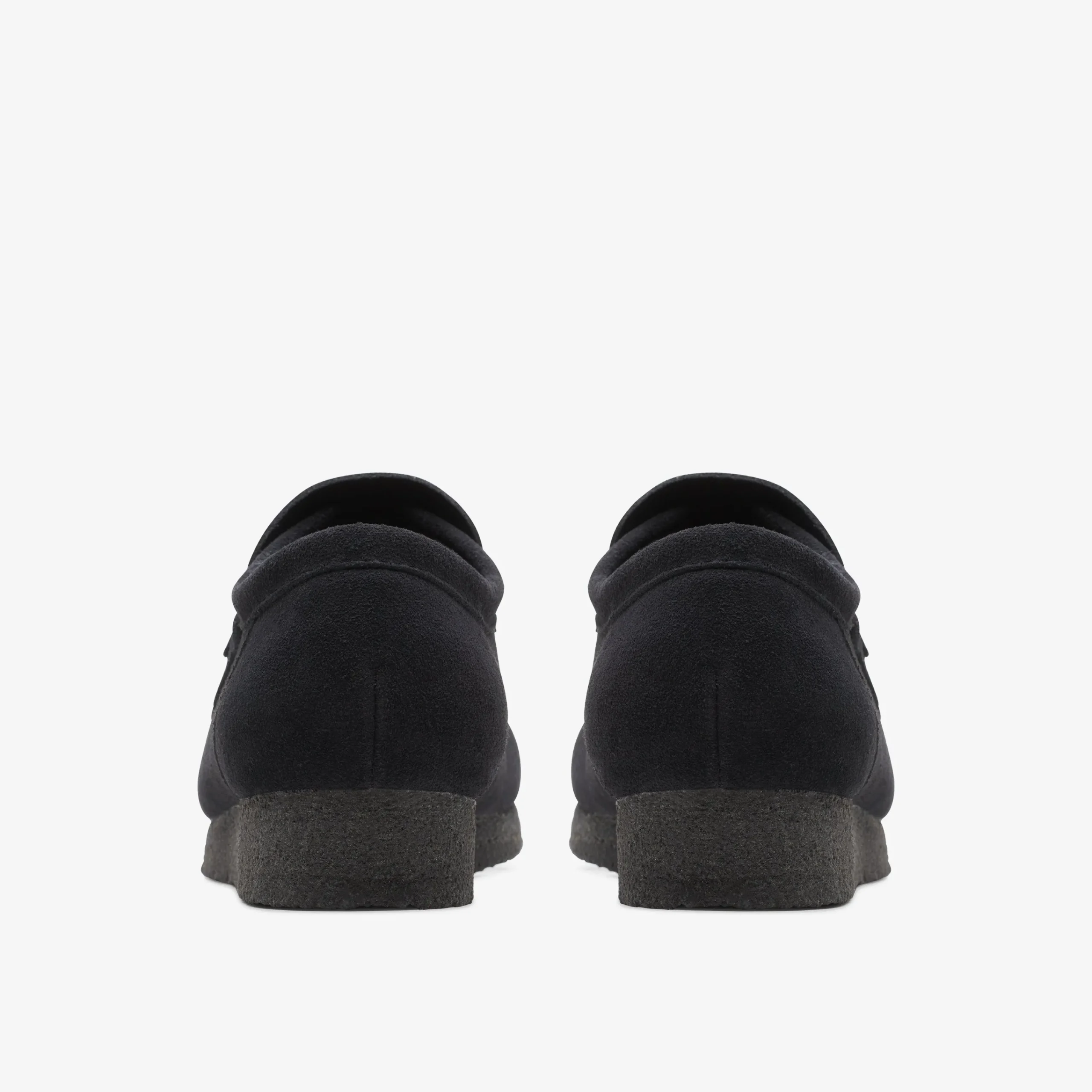 Clarks Wallabee Loafer Black Suede Flash Sale