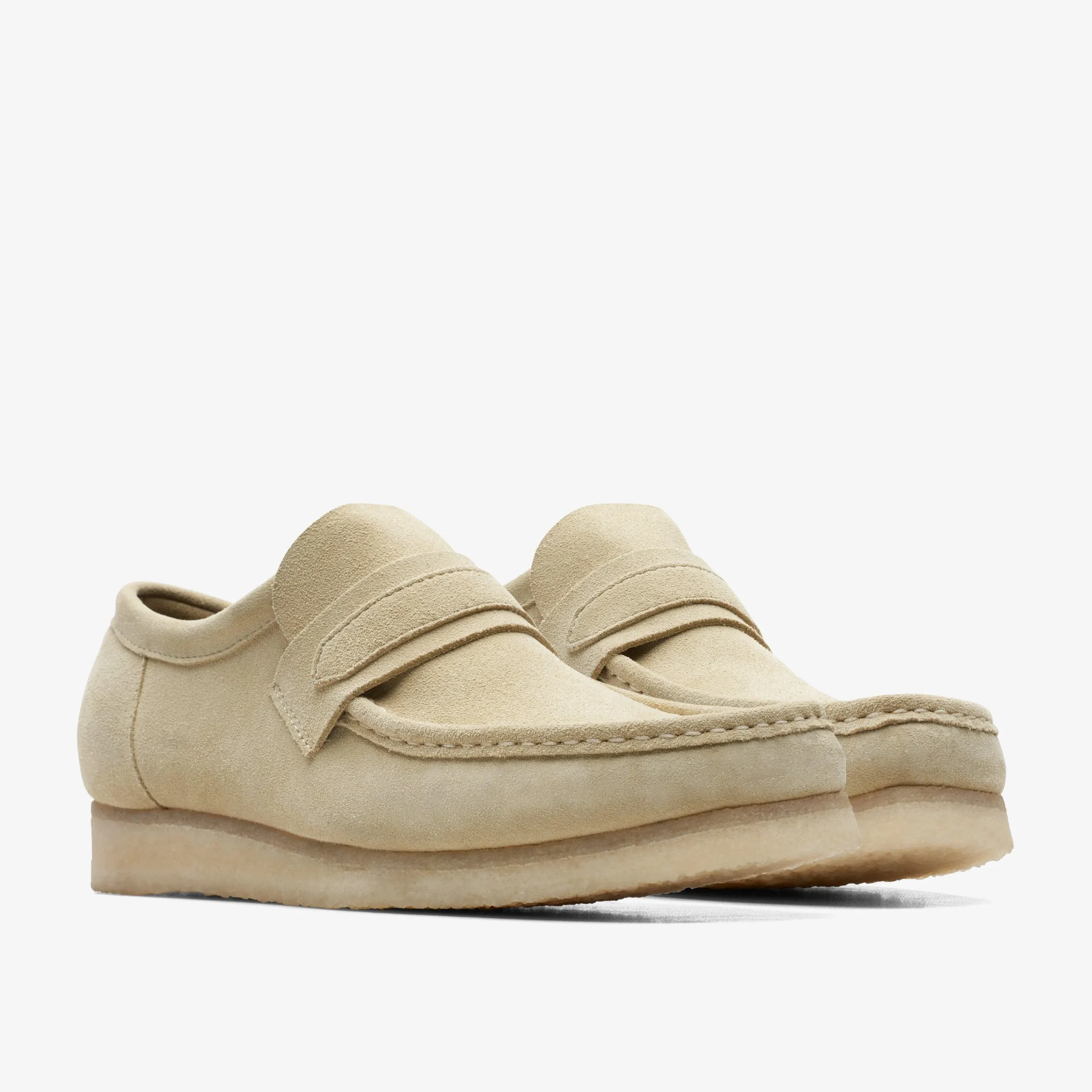 Clarks Wallabee Loafer Maple Suede Best