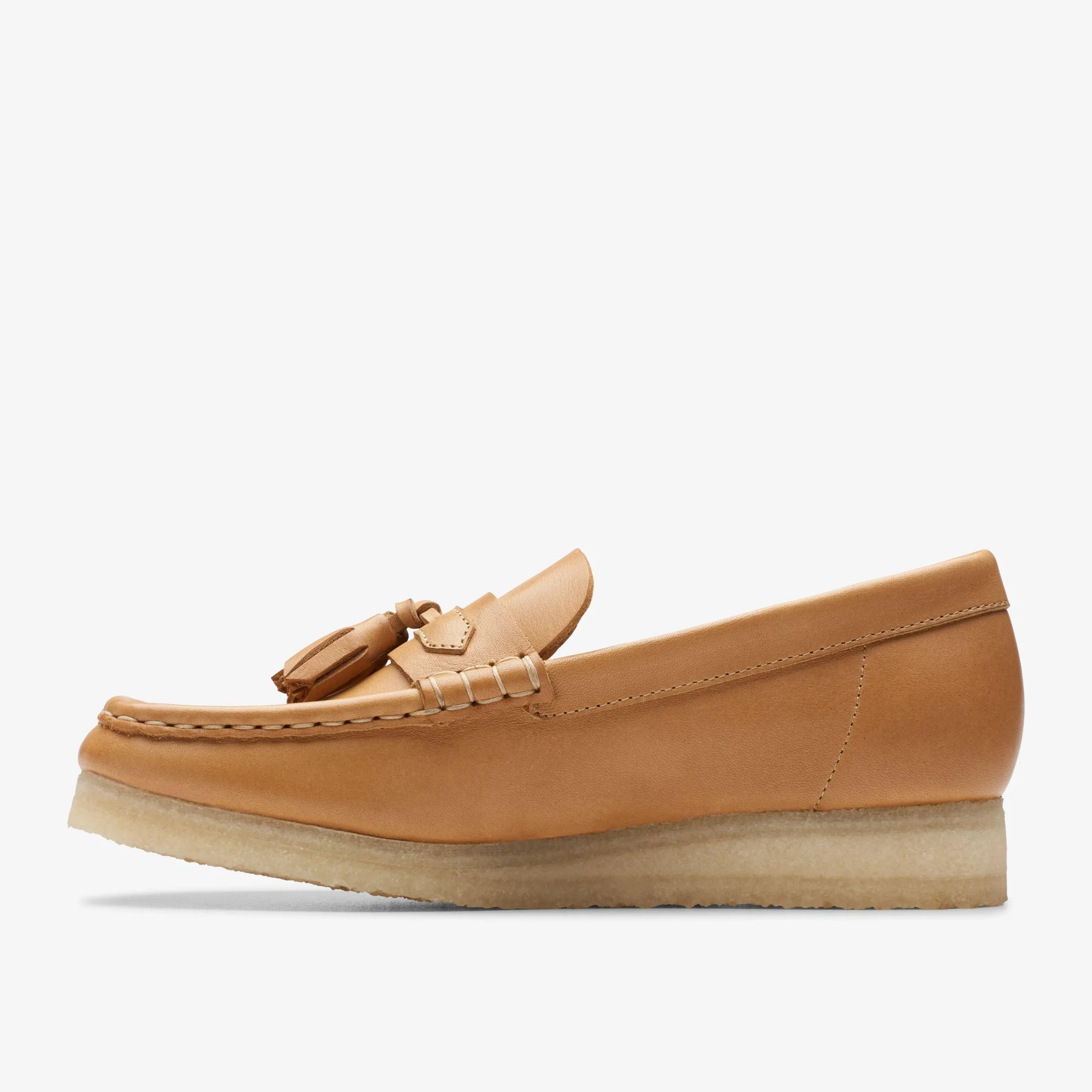 Clarks Wallabee Loafer Mid Tan Leather Cheap