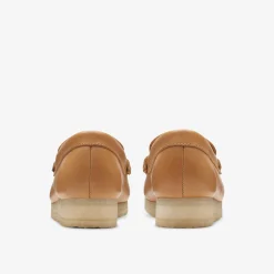 Clarks Wallabee Loafer Mid Tan Leather Cheap