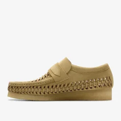 Clarks Wallabee Loafer Weave Maple Suede Store