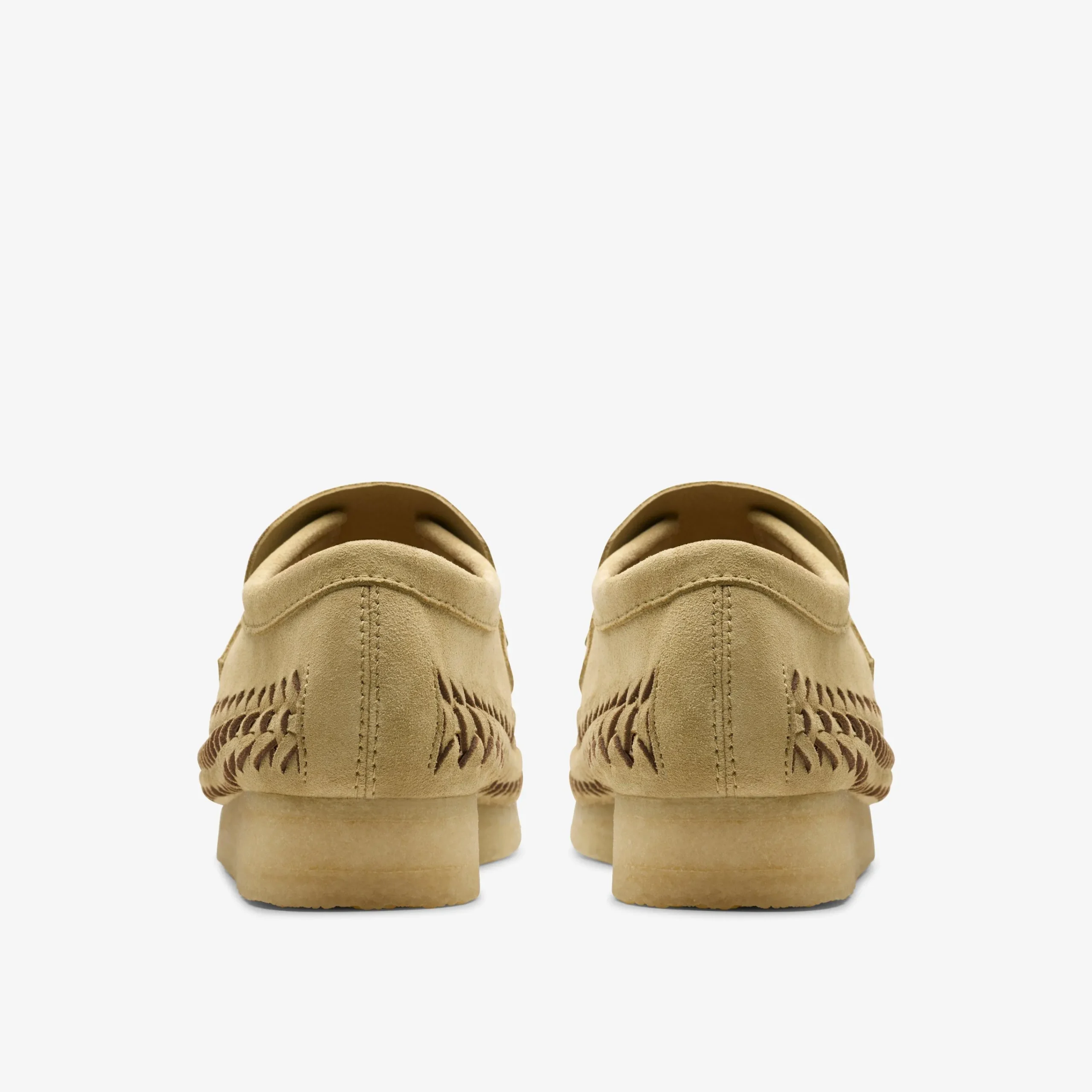Clarks Wallabee Loafer Weave Maple Suede Store