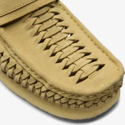 Clarks Wallabee Loafer Weave Maple Suede Store