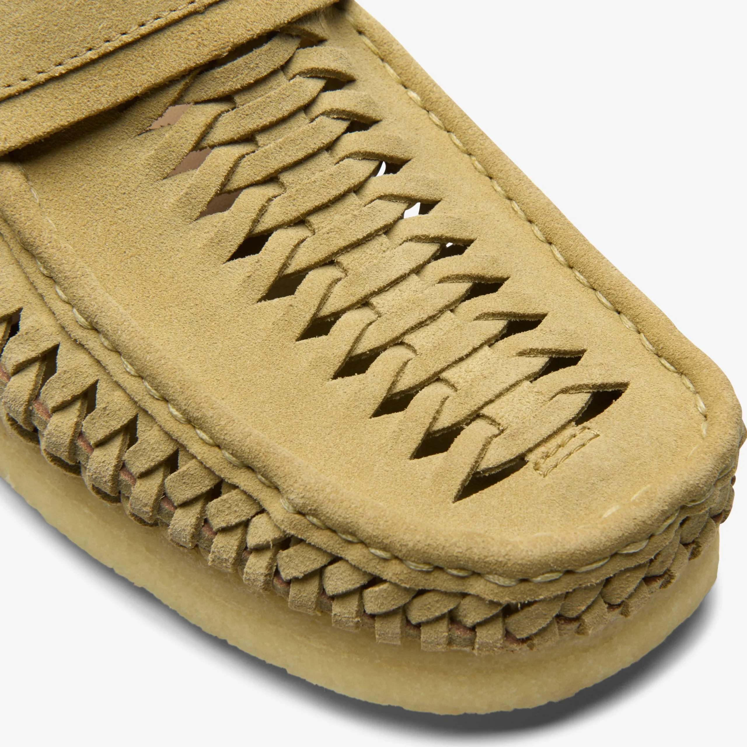 Clarks Wallabee Loafer Weave Maple Suede Store