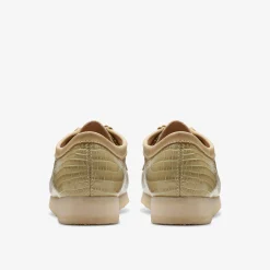 Clarks Wallabee Maple Crocodile Fashion