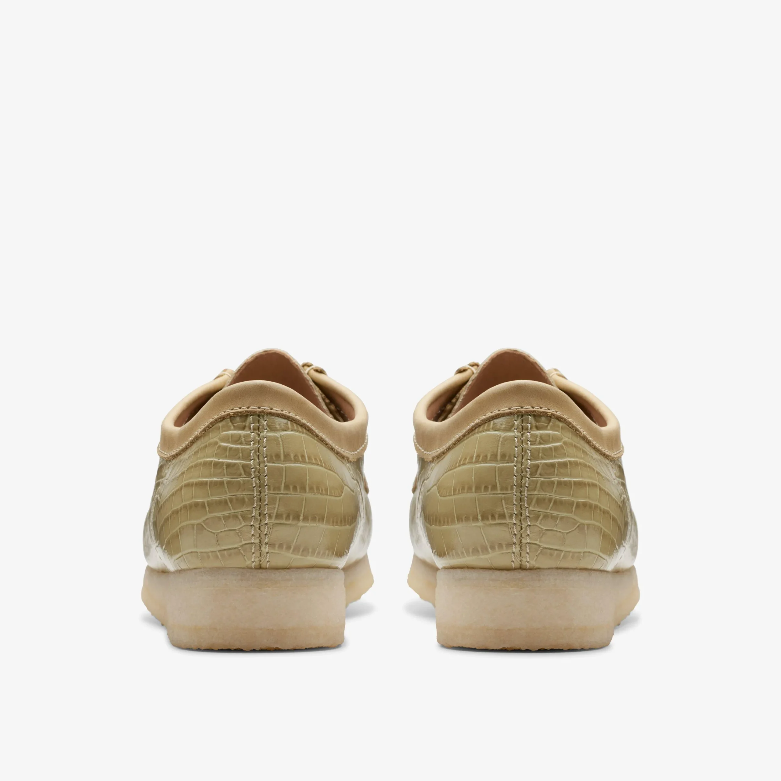 Clarks Wallabee Maple Crocodile Fashion