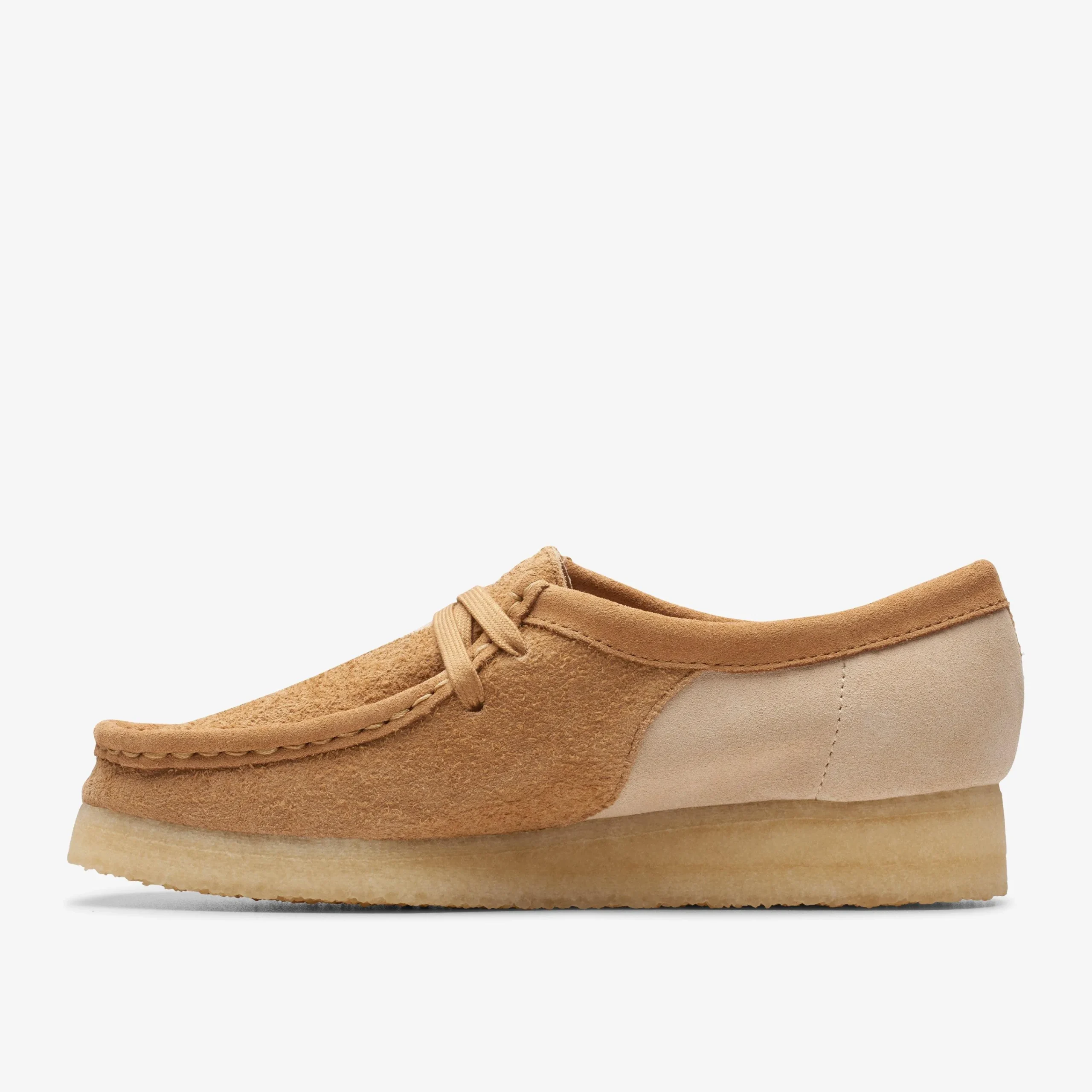 Clarks Wallabee Mid Tan Combination Clearance