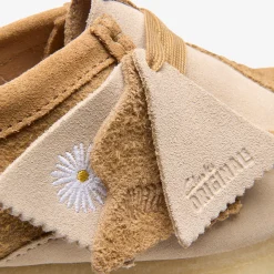 Clarks Wallabee Mid Tan Combination Clearance