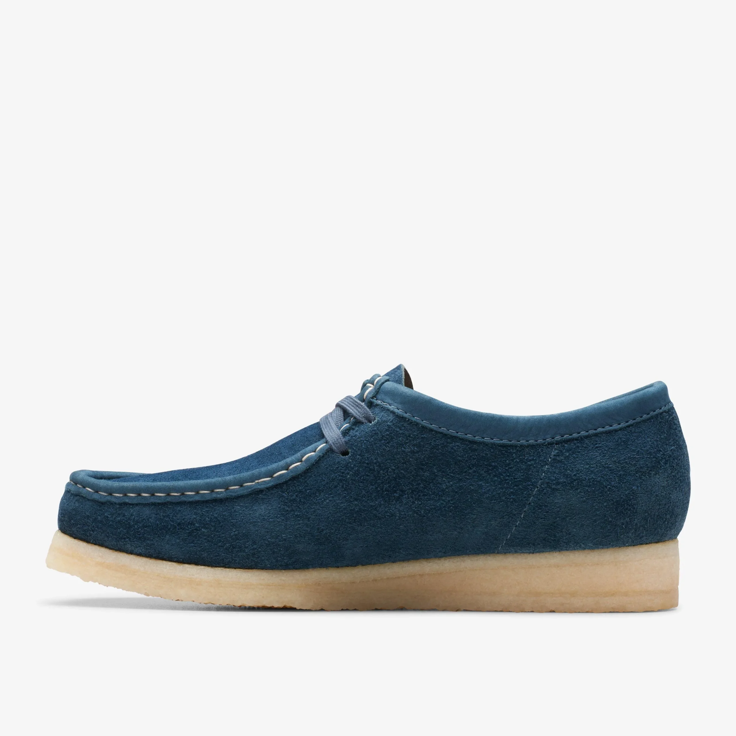 Clarks Wallabee Navy/Teal Suede Outlet