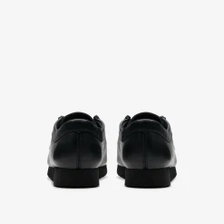 Clarks Wallabee Older Black Leather Clearance