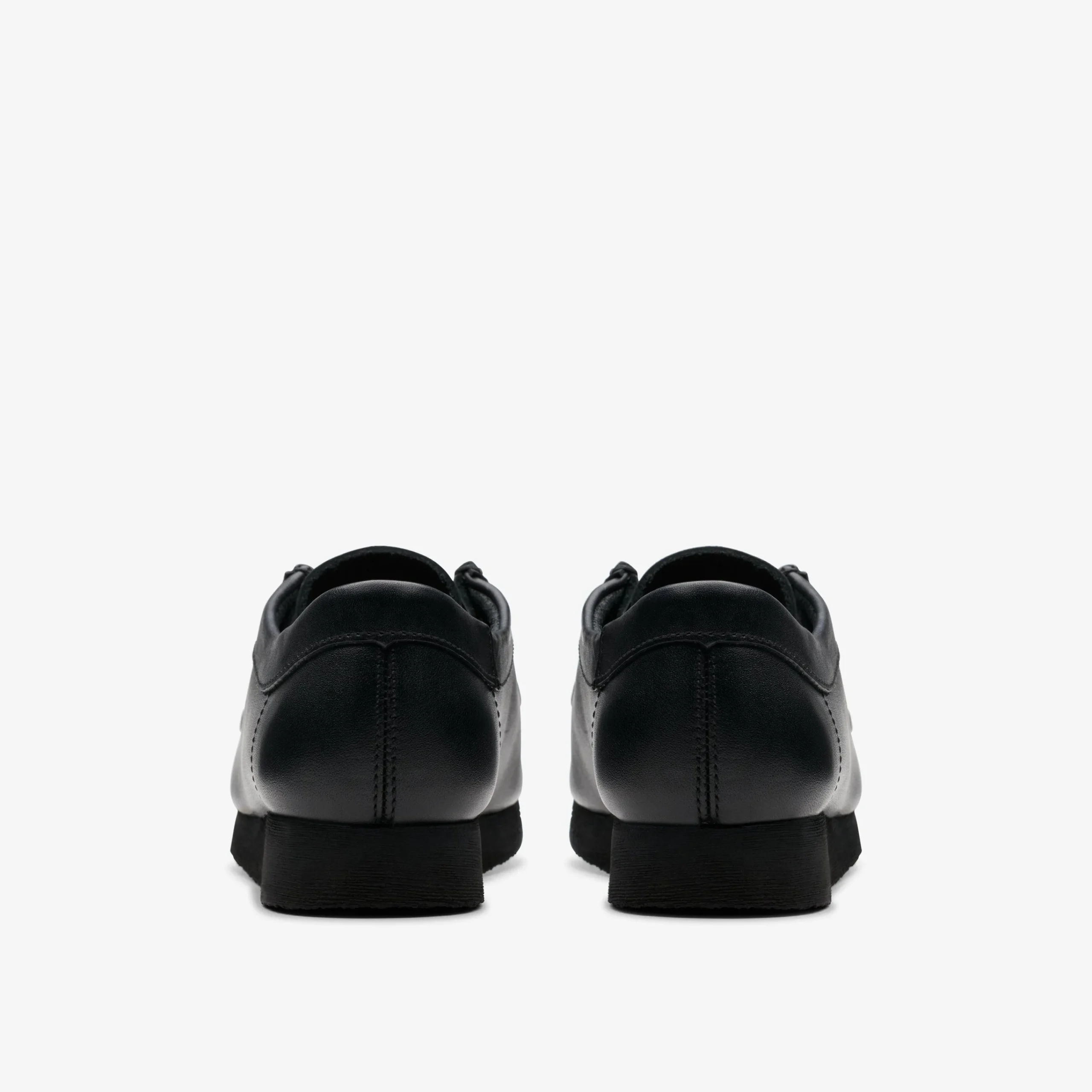 Clarks Wallabee Older Black Leather Clearance