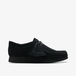 Clarks Wallabee Older Black Suede Best