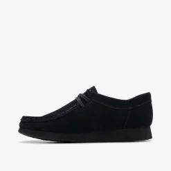 Clarks Wallabee Older Black Suede Best