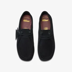 Clarks Wallabee Older Black Suede Best