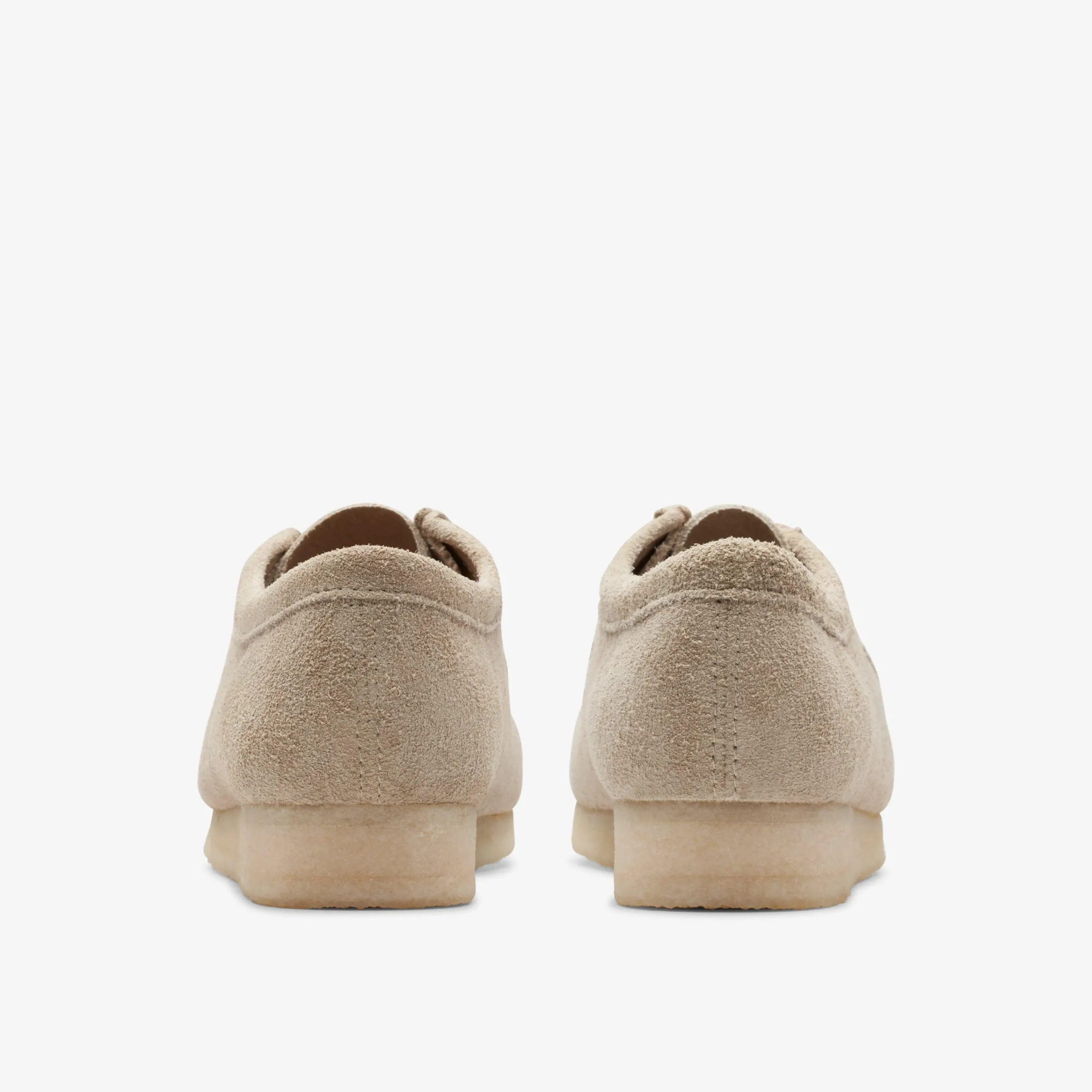 Clarks Wallabee Pale Grey Suede Discount
