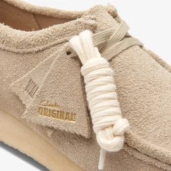 Clarks Wallabee Pale Grey Suede Discount