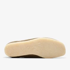 Clarks Wallabee Pale Khaki Suede Shop