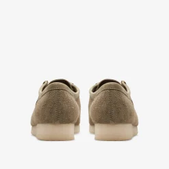Clarks Wallabee Pale Khaki Suede Shop
