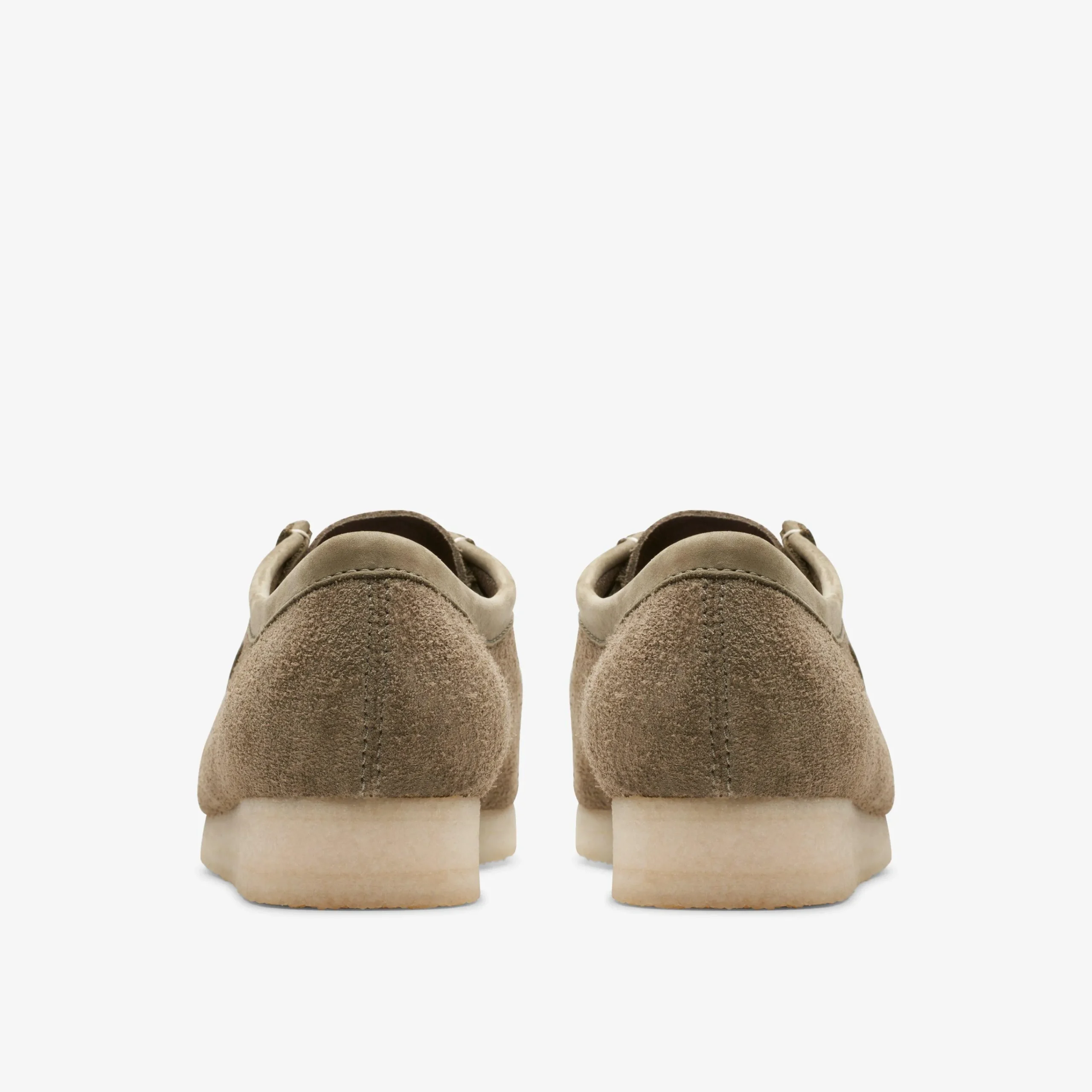 Clarks Wallabee Pale Khaki Suede Shop
