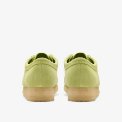 Clarks Wallabee Pale Lime Suede Shop