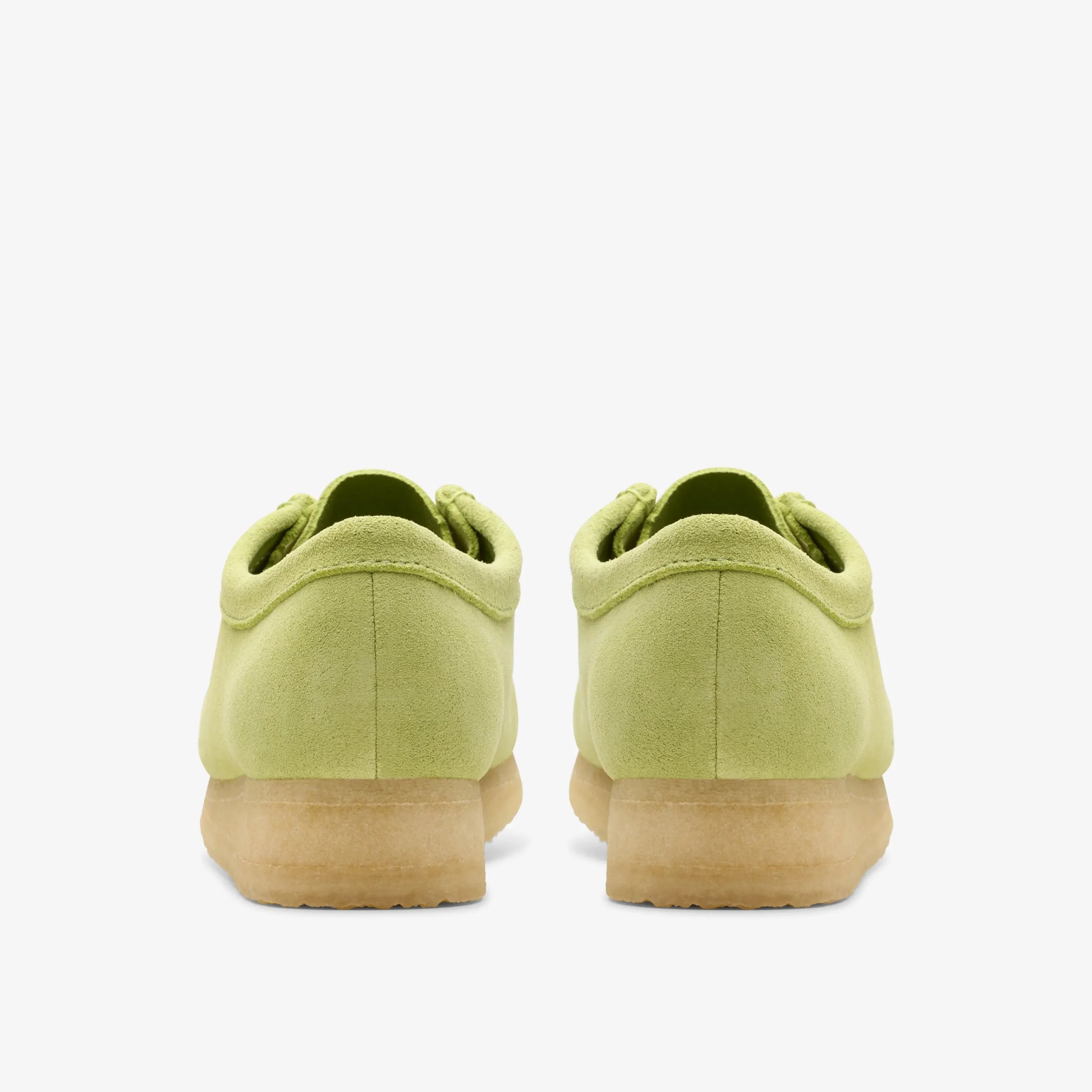 Clarks Wallabee Pale Lime Suede Shop
