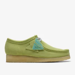 Clarks Wallabee Pale Lime Suede undefined Sale